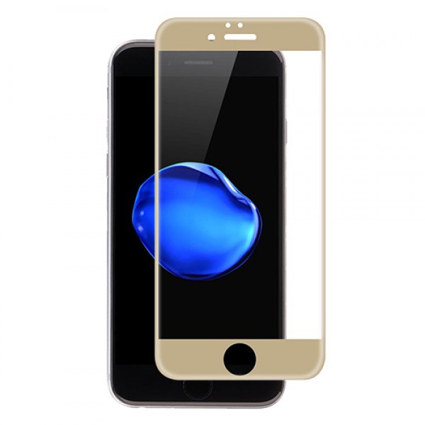 Bufalo iPhone 7/8 Kavisli 4D Cam Ekran Koruyucu Gold…