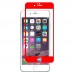 Bufalo iPhone 7/8 Kavisli 4D Cam Ekran Koruyucu Kırmızı