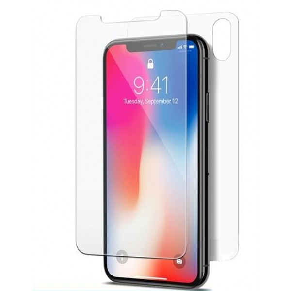 Bufalo iPhone X / XS Ekran Koruyucu ÖN+ARKA FlexiGlass Nano…