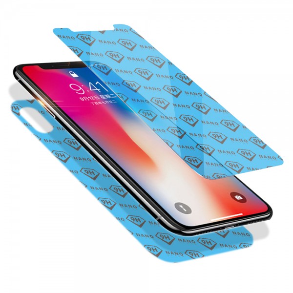 Bufalo iPhone XS Max Ekran Koruyucu ÖN+ARKA FlexiGlass Nano…