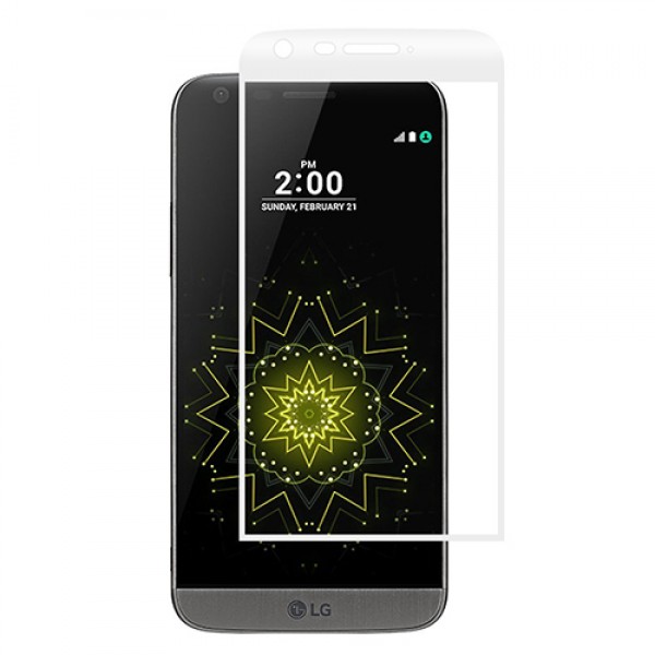 Bufalo LG G5 Kavisli 3D Cam Ekran Koruyucu Beyaz…