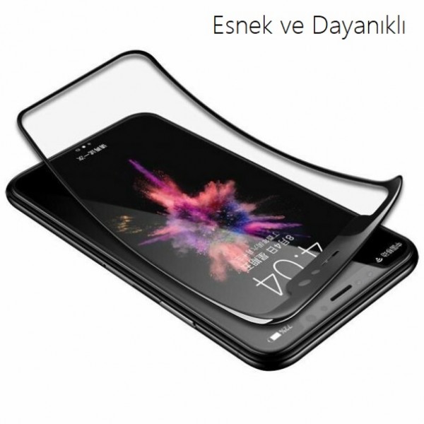 Bufalo Oppo A74 Ekran Koruyucu 6D Nano Tam Kaplayan Siyah…