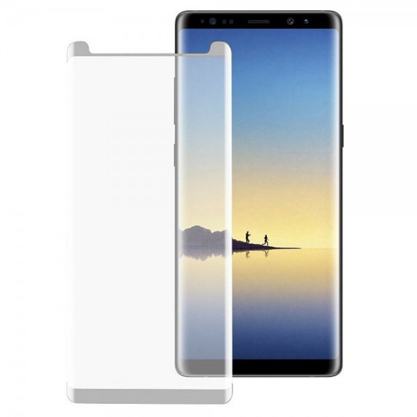 Bufalo Samsung Galaxy Note 8 (N950) Kavisli 4D Cam Ekran Koruyucu Silv…