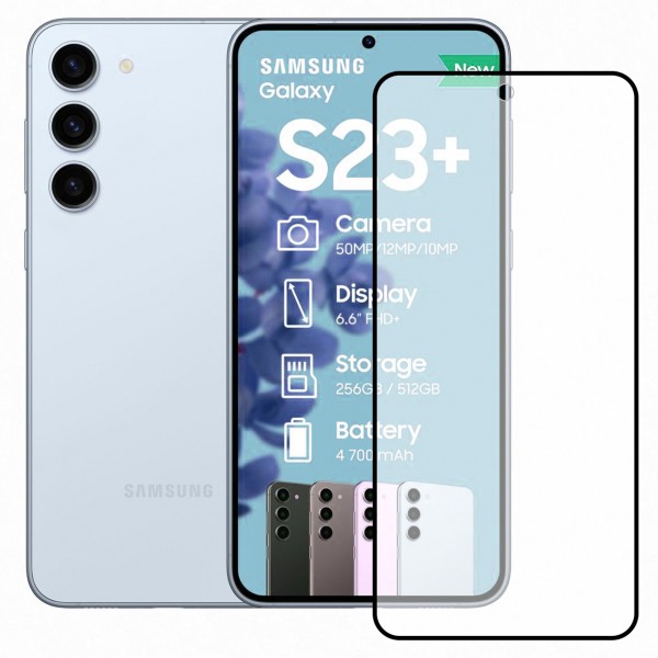 Bufalo Samsung Galaxy S23 Plus Seramik MAT 9D Tam Kaplama Ekran Koruyu…