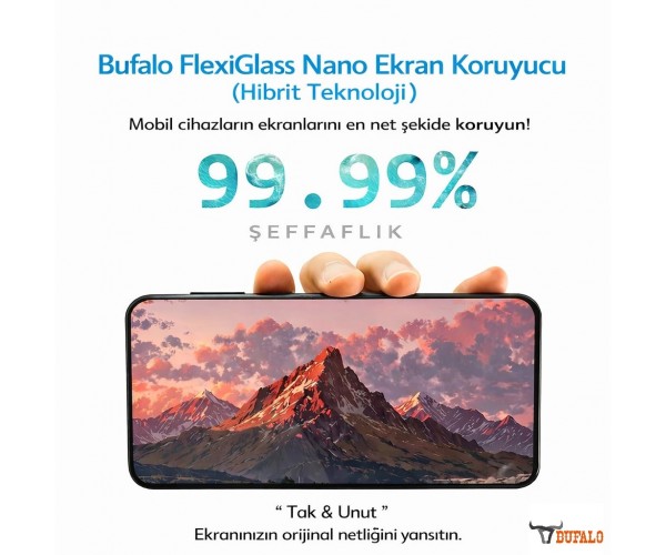 Bufalo Samsung Galaxy S26 Ultra FlexiGlass Nano Ekran Koruyucu&hellip;