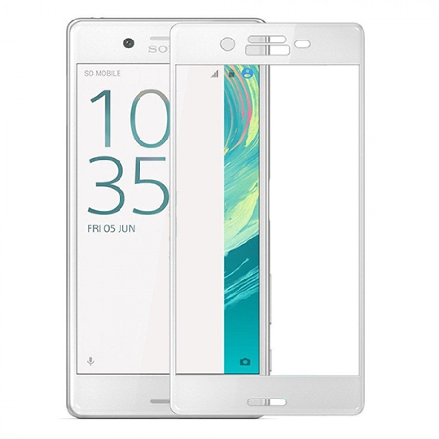 Bufalo Sony Xperia X Kavisli 3D Cam Ekran Koruyucu Beyaz Bufalo Sony Xperia X Kavisli 3D Cam Ekran Koruyucu Beyaz