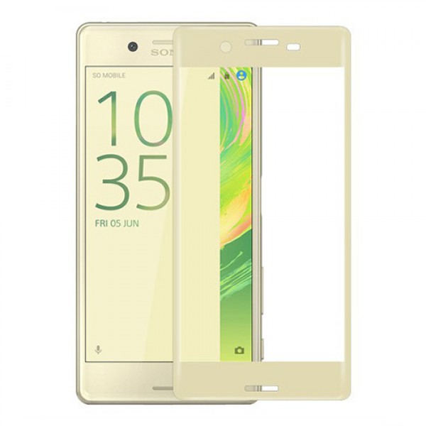 Bufalo Sony Xperia X Kavisli 3D Cam Ekran Koruyucu Gold…