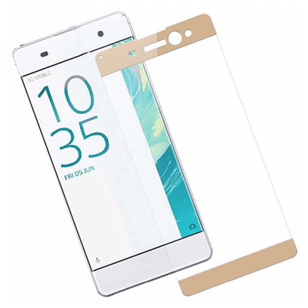 Bufalo Sony Xperia XA Ultra - Kavisli 3D Cam Ekran Koruyucu Gold…