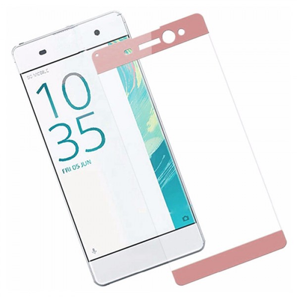 Bufalo Sony Xperia XA Ultra - Kavisli 3D Cam Ekran Koruyucu Rose Gold