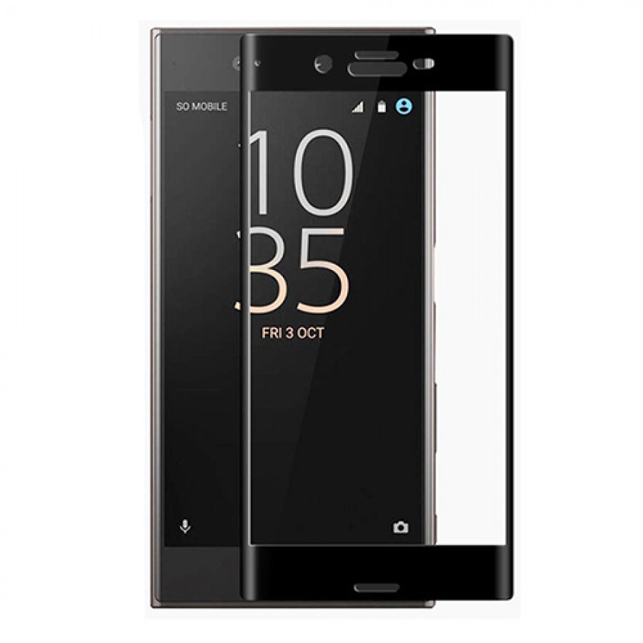 Bufalo Sony Xperia XA1 Ultra Kavisli 3D Cam Ekran Koruyucu Siyah