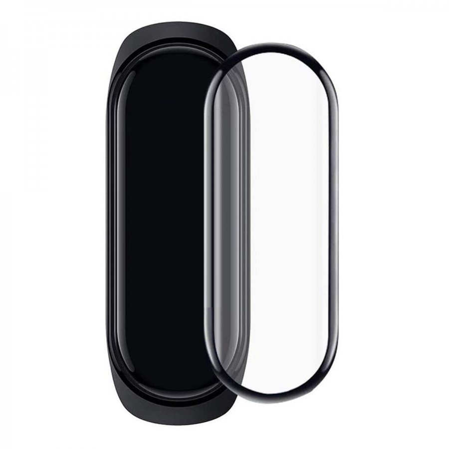 Bufalo Xiaomi Mi Band 3/4 Ekran Koruyucu 3D Kavisli PMMA Nano Siyah Çerçeve