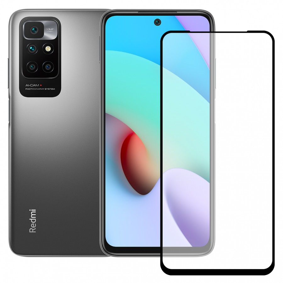 Bufalo Xiaomi Redmi 10 / Redmi Note 11 4G Ekran Koruyucu 5D Temperli Cam