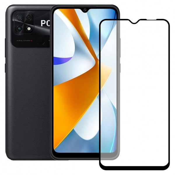 Bufalo Xiaomi Redmi 10C / Poco C40 Seramik MAT 9D Tam Kaplama Ekran Ko…