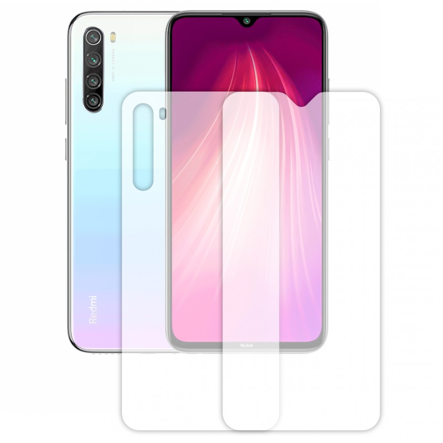 Bufalo Xiaomi Redmi Note 8 Ekran Koruyucu ÖN+ARKA FlexiGlass Nano