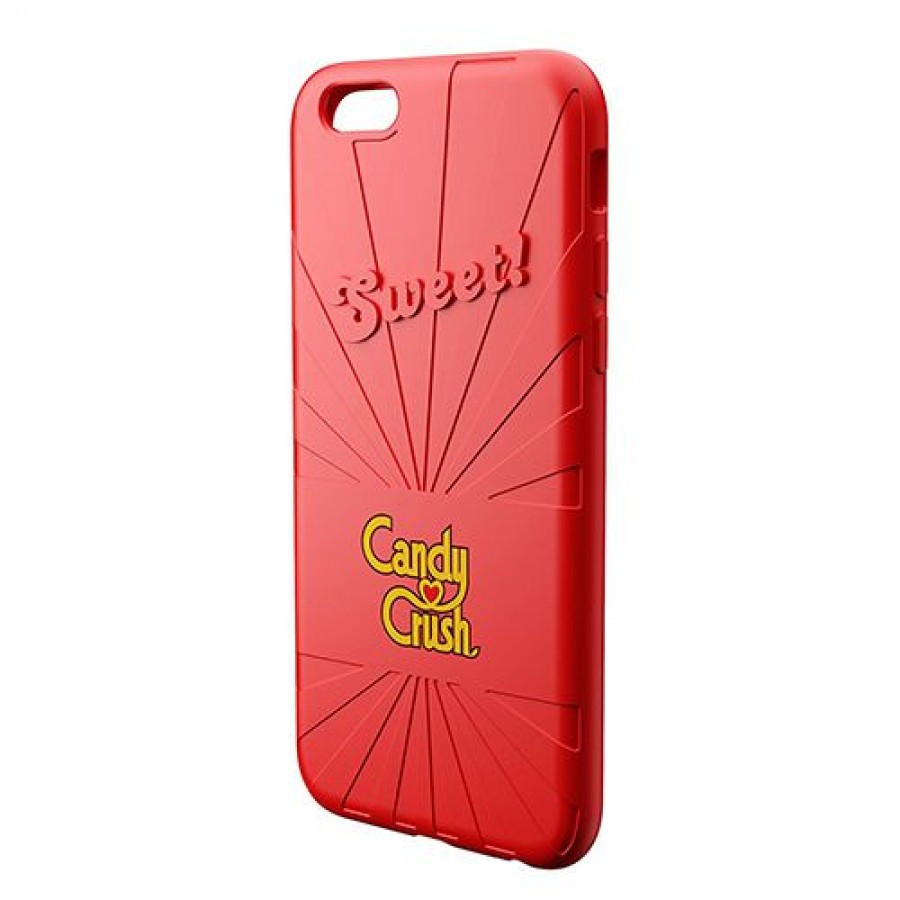 Candy Crush iPhone 6-6S Çilek Silikon Kılıf (Lisanslı)