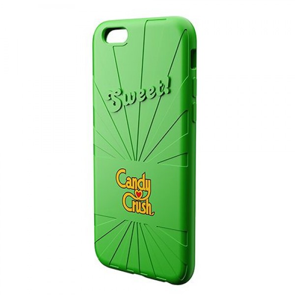 Candy Crush iPhone 6-6S Elma Silikon Kılıf (Lisanslı)…