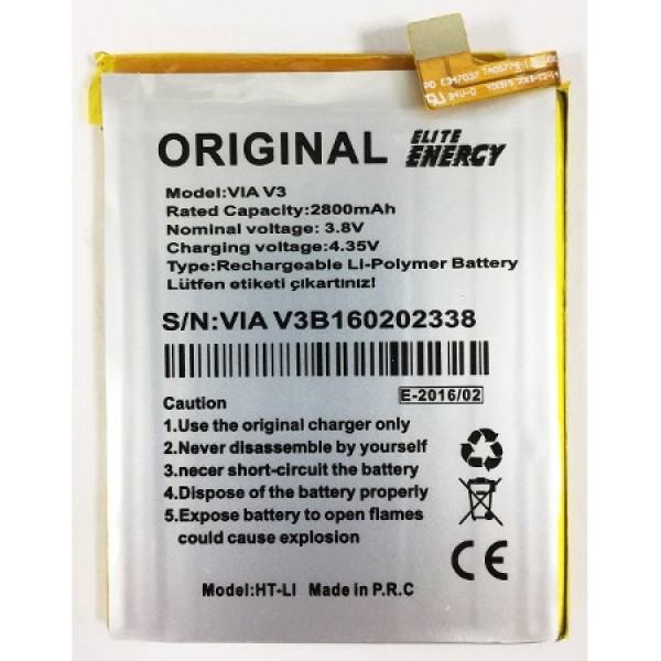 Casper VIA V3 Uyumlu Batarya 2800 mAh…