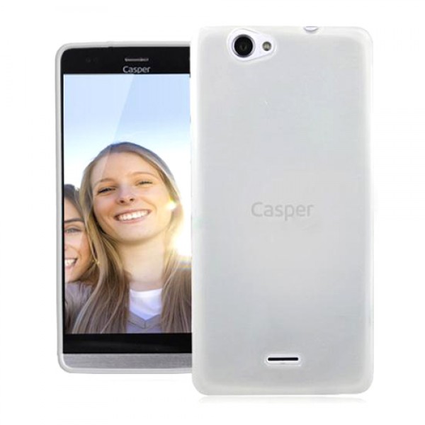 Casper VIA V6X Kılıf Soft Silikon Beyaz Arka Kapak…