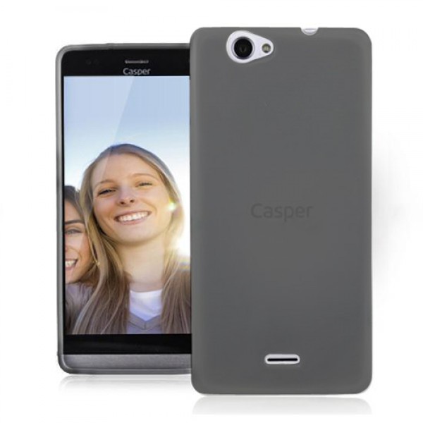 Casper VIA V6X Kılıf Soft Silikon Şeffaf-Siyah Arka Kapak…