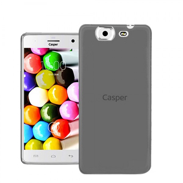 Casper VIA V8C Kılıf Soft Silikon Şeffaf-Siyah Arka Kapak…