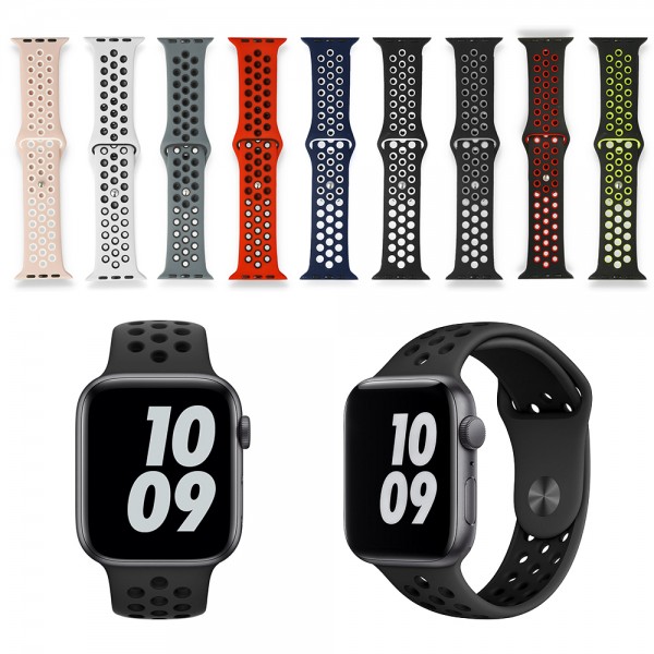 FitCase Apple Watch 38 40 41 mm Uyumlu Point Spor Silikon Kordon…