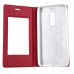 FitCase Dolce Nokia 5 Gizli Mıknatıslı Pencereli Kılıf Kırmızı