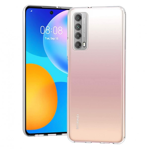 Huawei P Smart 2021 Kılıf Kamera Korumalı Silikon Şeffaf Arka Kapa…