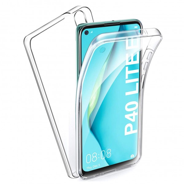 FitCase Huawei P40 Lite E Kılıf 360 Derece Korumalı Ön Arka Şeffaf…