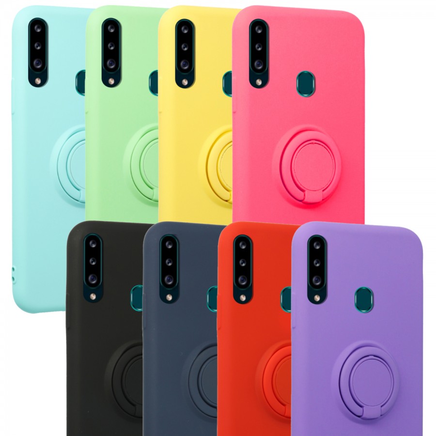 FitCase Huawei P40 Lite E Kılıf Viktor Ring Arka Kapak