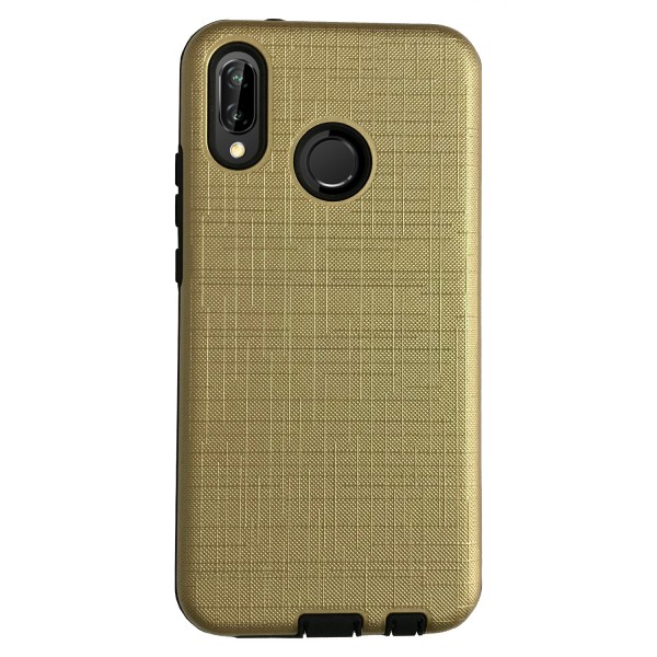FitCase Huawei Y7 2019 Kılıf New YouYou Arka Kapak Gold