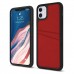 FitCase iPhone 11 Kılıf Proda Deri Çift Kartlık Cepli Kapak