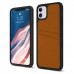 FitCase iPhone 11 Kılıf Proda Deri Çift Kartlık Cepli Kapak