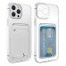 FitCase iPhone 11 Pro Kılıf Cardy Şeffaf Kartlık Cepli Kapak