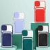 FitCase iPhone 12 Kılıf Cardy Kartlık Cepli Mat Kapak