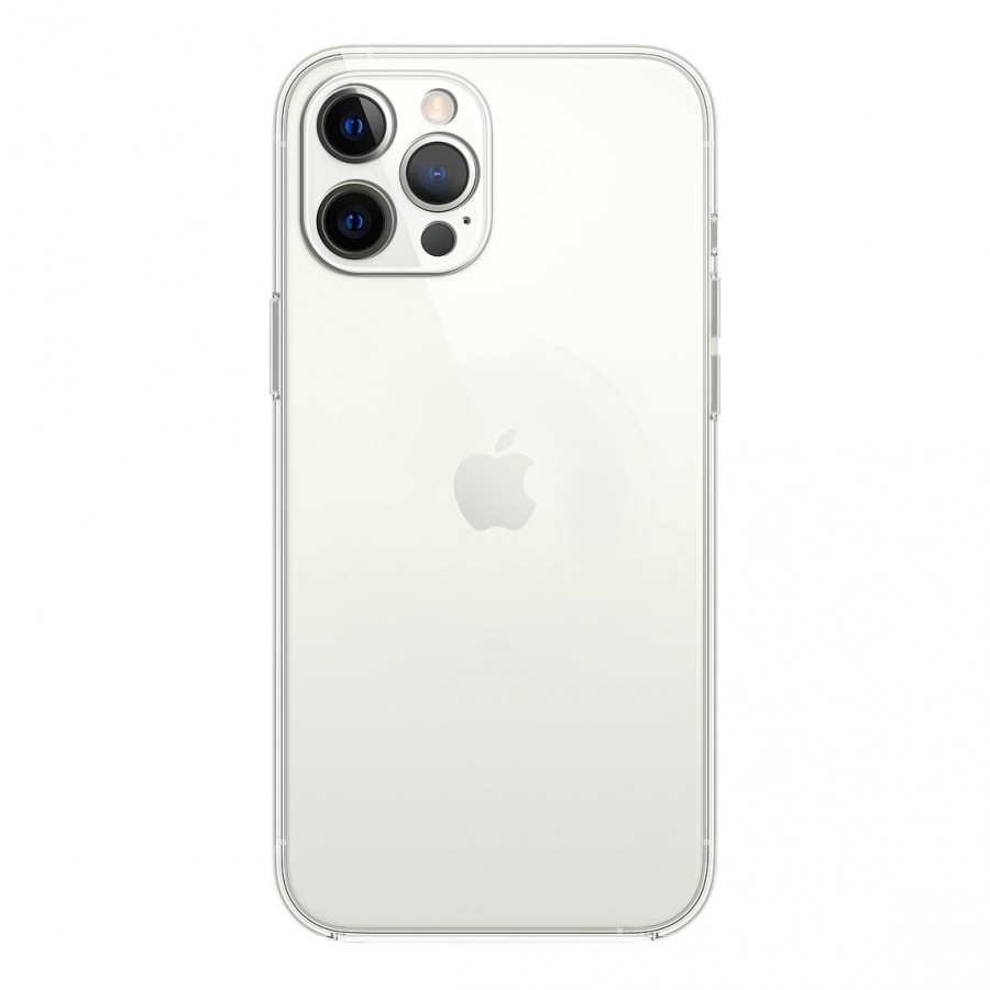 FitCase iPhone 12 Pro Max Kılıf Kamera Korumalı Silikon Şeffaf Arka Kapak