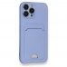 FitCase iPhone 13 Pro Max Cardy Soft Delikli Kartlık Cepli Silikon Kapak FitCase iPhone 13 Pro Max Cardy Soft Delikli Kartlık Cepli Silikon Kapak