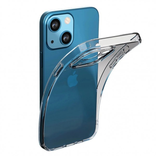FitCase iPhone 14 Plus Kılıf Kamera Korumalı Silikon Şeffaf Arka K…