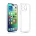 iPhone 15 Pro Kılıf Kamera Korumalı Silikon Şeffaf Arka Kapak
