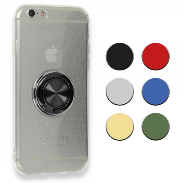 FitCase iPhone 6 / 6S Kılıf Gross Ring Şeffaf Arka Kapak…