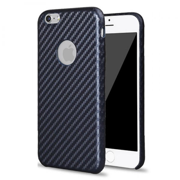 FitCase iPhone 6-6s Plus Carbon Desen Arka Kapak Lacivert…