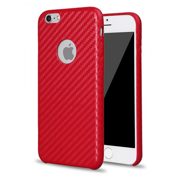 FitCase iPhone 7-8 Carbon Desen Arka Kapak Kırmızı…