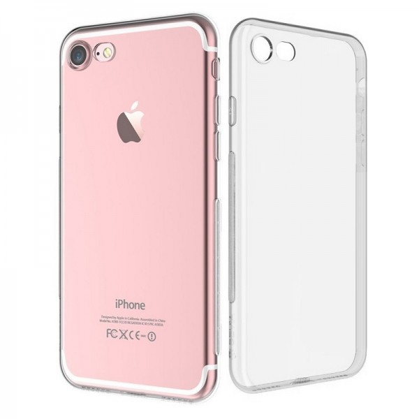 iPhone 7 / 8 Kılıf Kamera Korumalı Silikon Şeffaf Arka Kapak…