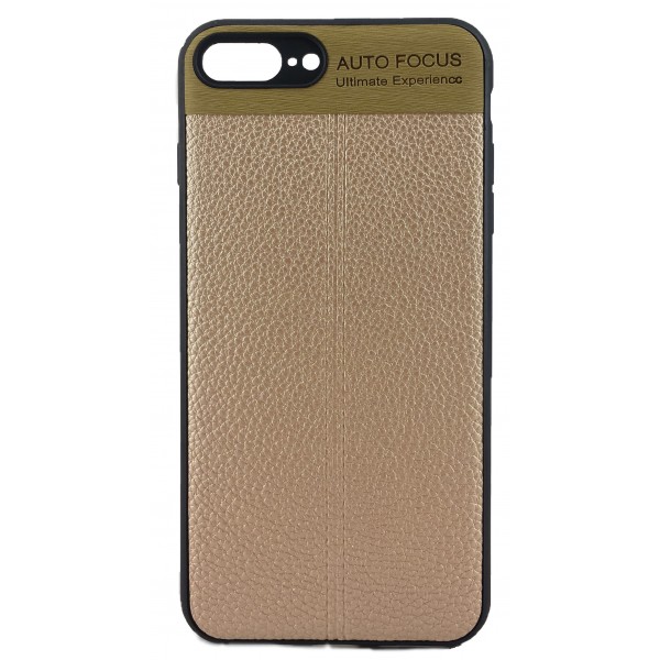 FitCase iPhone 7-8 Plus Auto Focus Silikon Arka Kapak Gold…