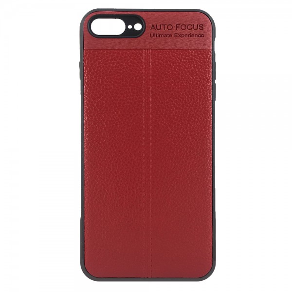 FitCase iPhone 7-8 Plus Auto Focus Silikon Arka Kapak Kırmızı…