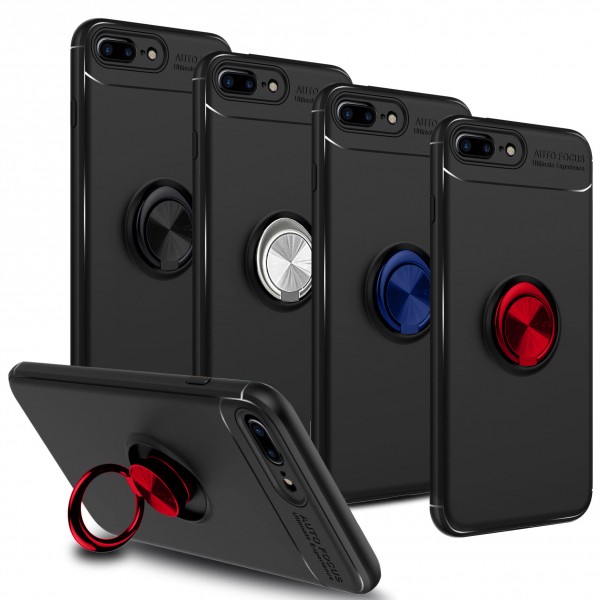 FitCase iPhone 7 Plus / 8 Plus Kılıf Auto Focus Ring Arka Kapak