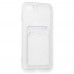 FitCase iPhone 7 Plus / 8 Plus Kılıf Cardy Şeffaf Kartlık Cepli Kapak