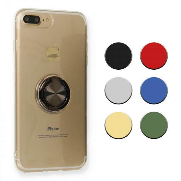 FitCase iPhone 7 Plus / 8 Plus Kılıf Gross Ring Şeffaf Arka Kapak…