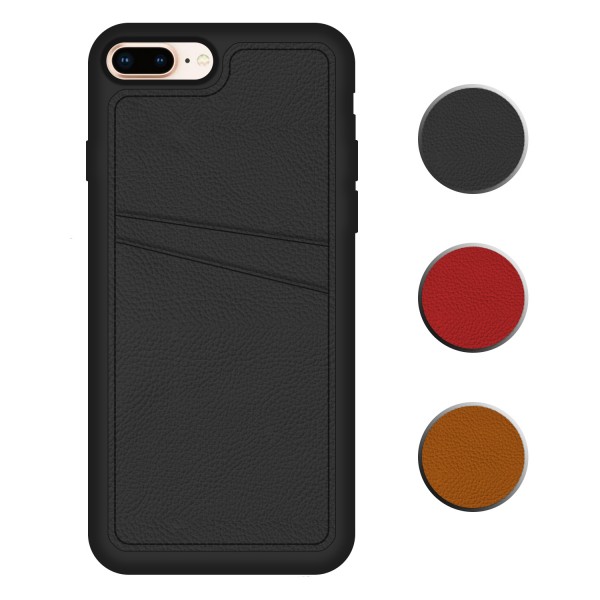 FitCase iPhone 7 Plus / 8 Plus Kılıf Proda Deri Çift Kartlık Cepli…