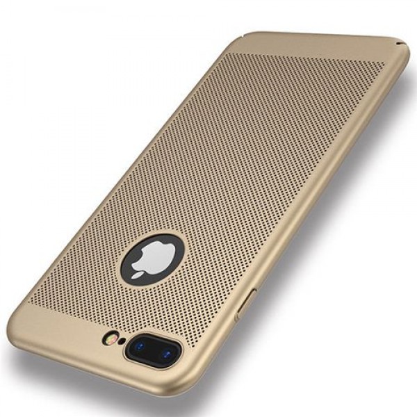 FitCase iPhone 7 Plus Kılıf Point Sert Arka Kapak Gold