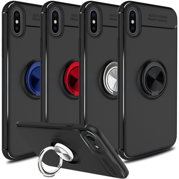 FitCase iPhone X / XS Kılıf Auto Focus Ring Arka Kapak…